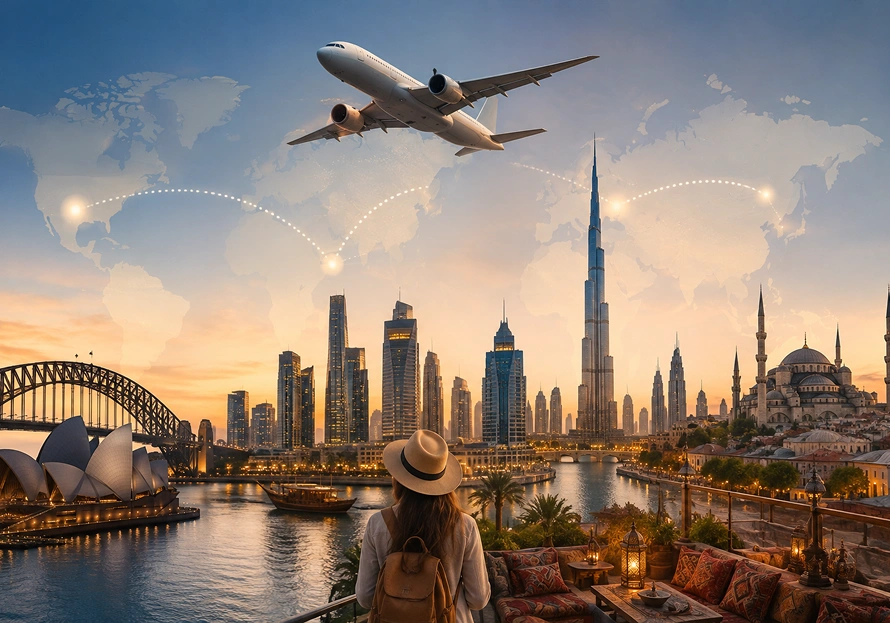 Best Stopover Cities from Australia to Europe for